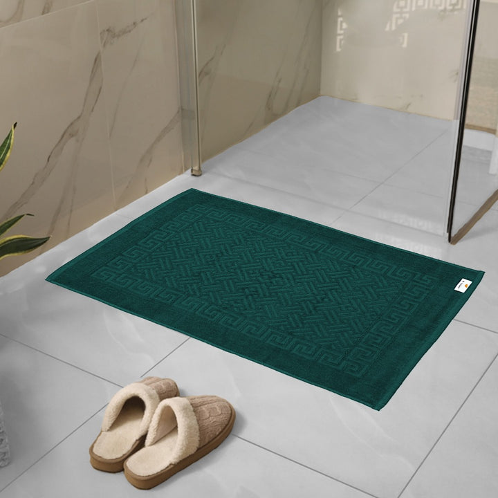 Greek Bath Mat – Green