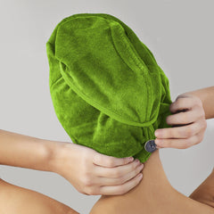 Hair Turban / Hair Towel - Green