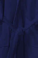 Waffle Bathrobe Navy Blue