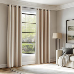 Premium Velvet Curtain - BEIGE