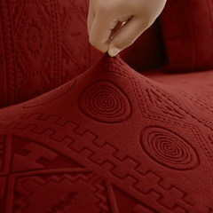 Bohemian Sofa Cover - Maroon