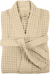 Waffle Bathrobe Beige
