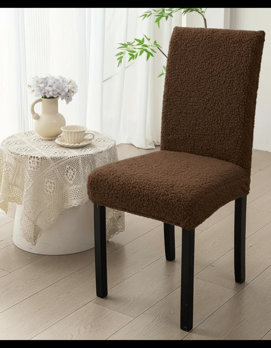 Premium Terry Chair Covers - Brown