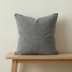Bohemian Cushion Cover - Grey