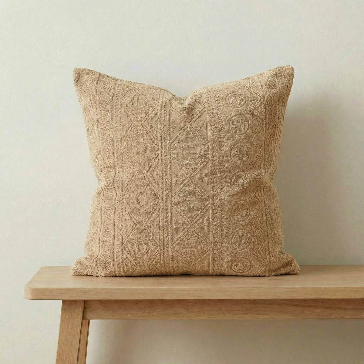 Bohemian Cushion Cover - Camel Brown