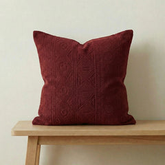 Bohemian Cushion Cover - Maroon