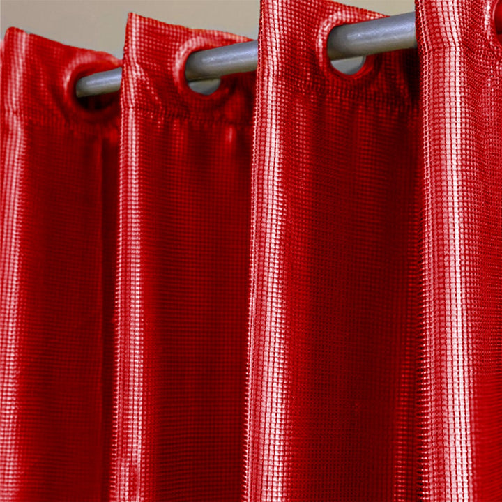 Premium Net Curtain - Red