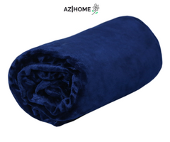 Plush Blanket - Navy Blue