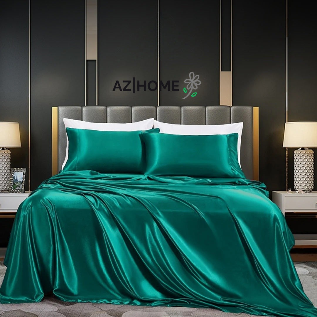 Premium Satin Sheet - Green