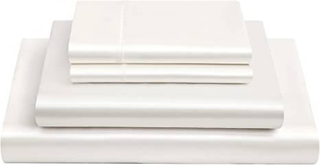 Premium Satin Sheet - White