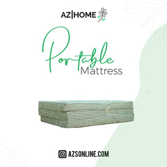 Portable Mattress-Green Check