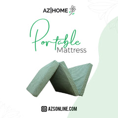 Portable Mattress-Green Check