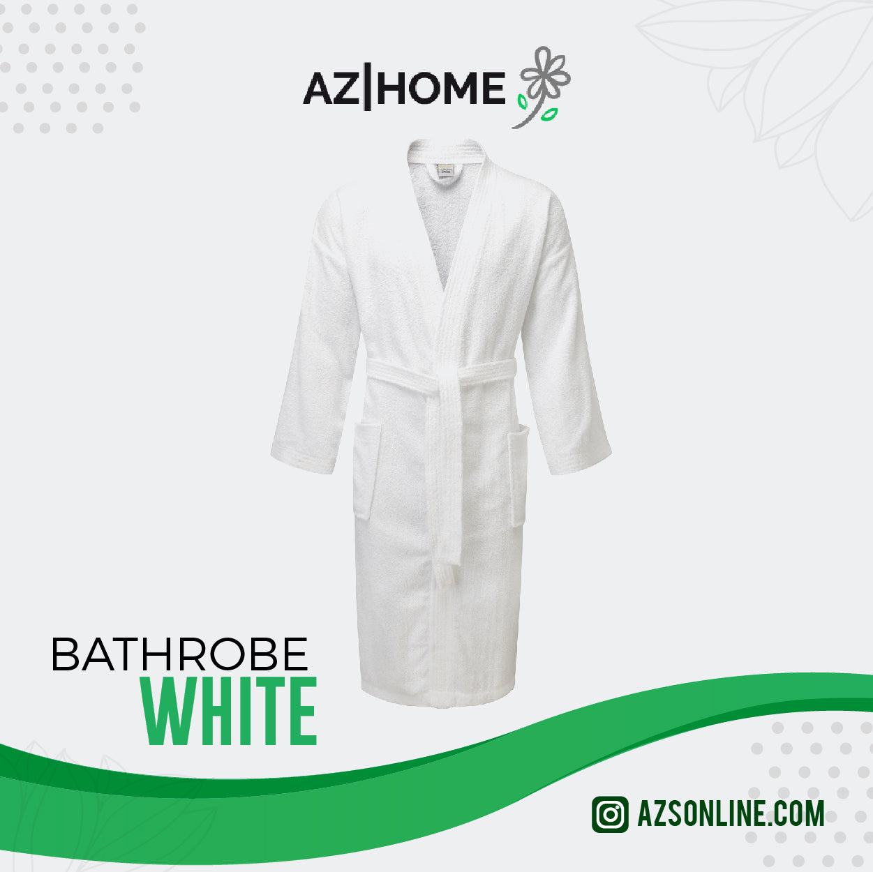 Classic Bathrobe - White