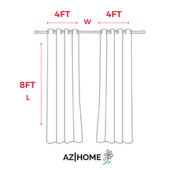 Jacquard Curtains - Off White