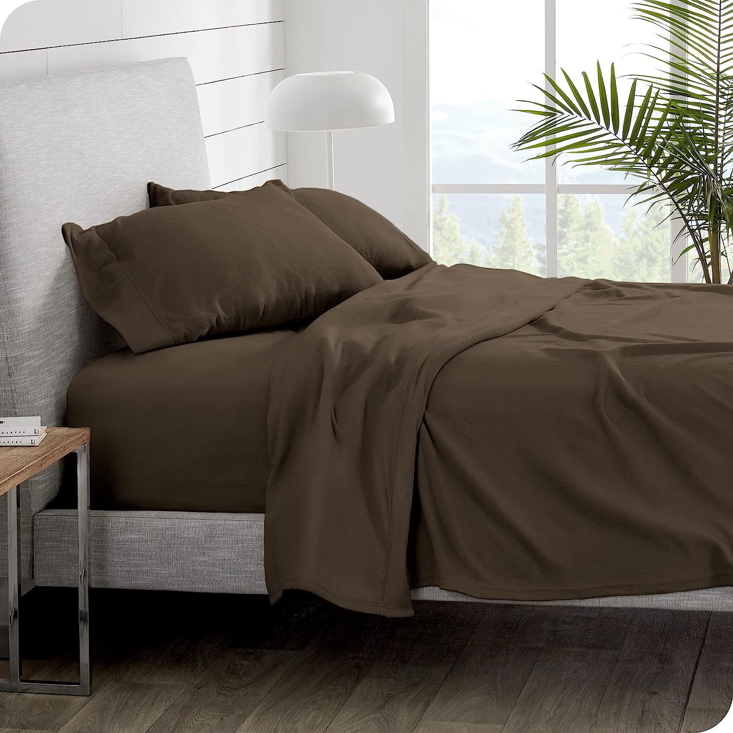 Terry Fitted Sheet - Brown