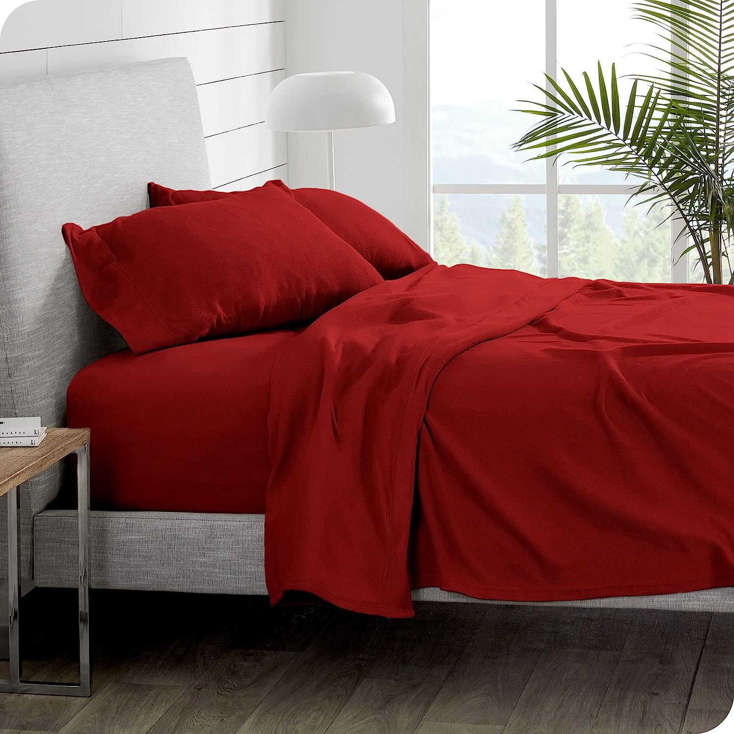 Terry Fitted Sheet - Maroon
