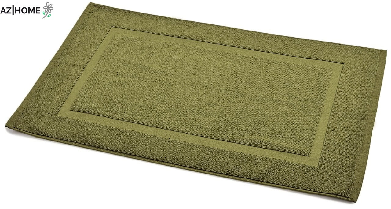 Premium Bath Mat – Olive Green