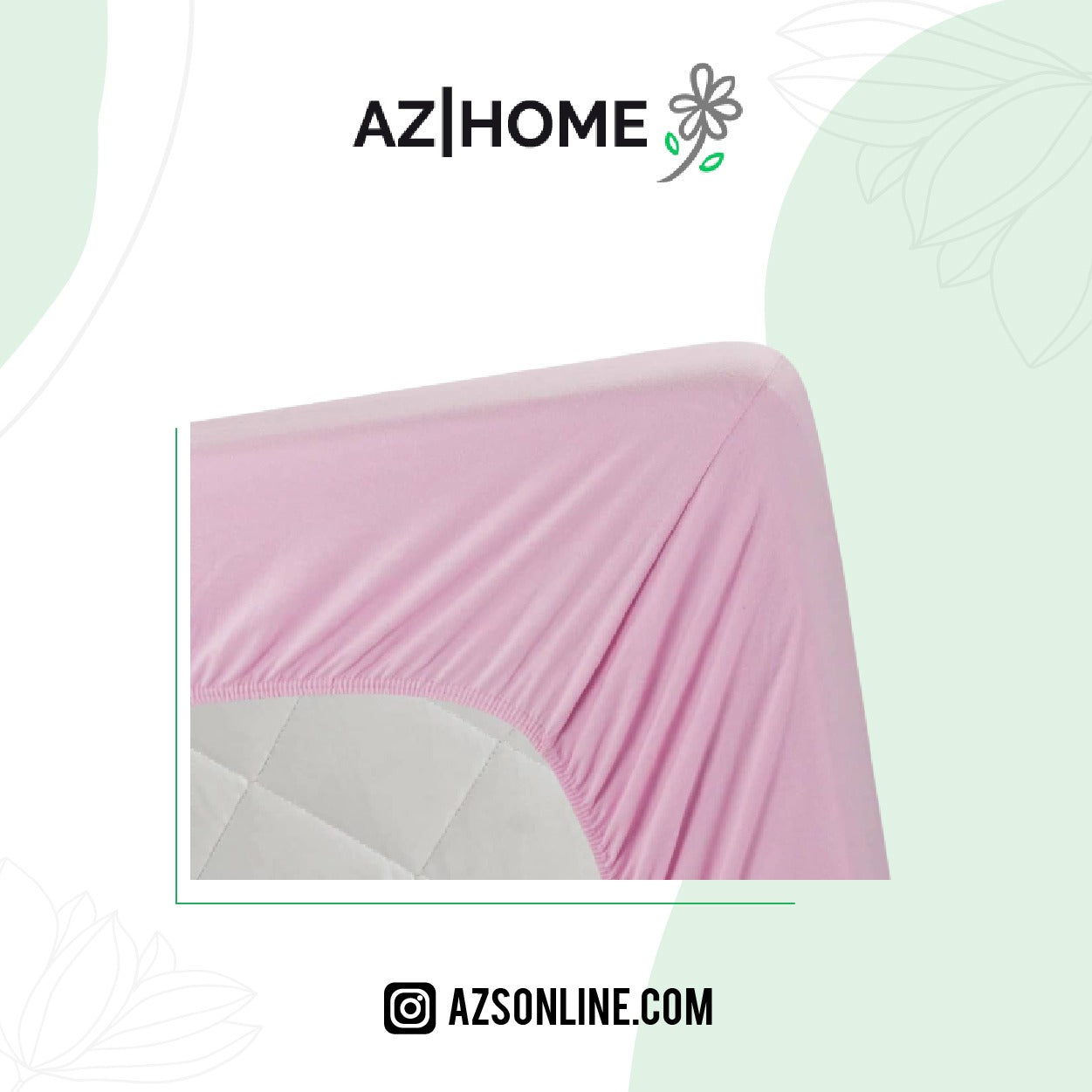 Bed Fitted Sheet Jersey-Pink