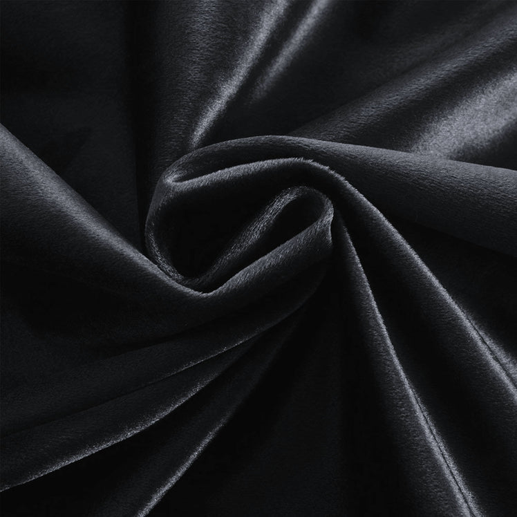 Premium Velvet Curtain - Black