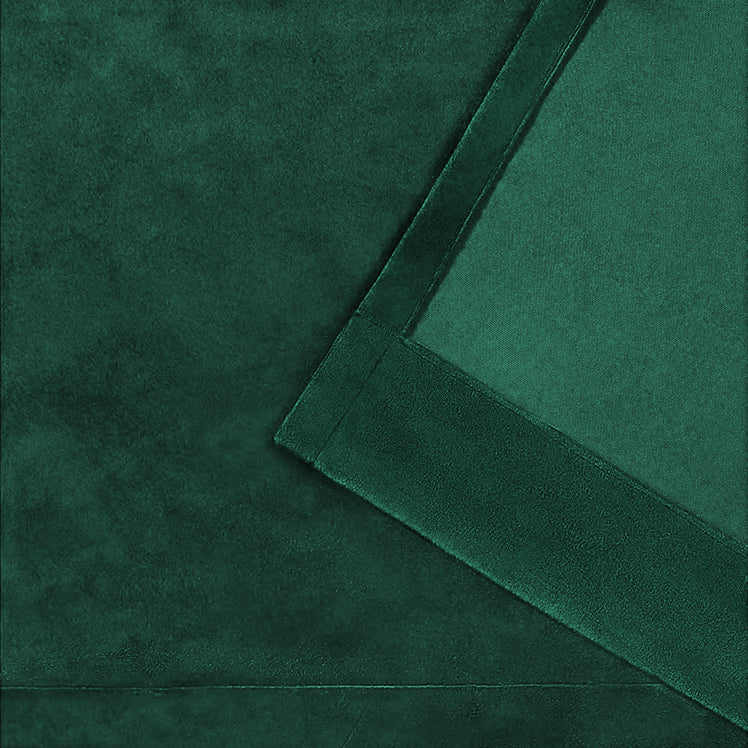 Premium Velvet Curtain - Green