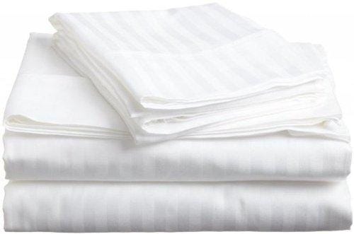 Satin Striped Cotton Bedsheet