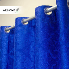Jacquard Curtains - Blue