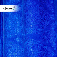 Jacquard Curtains - Blue