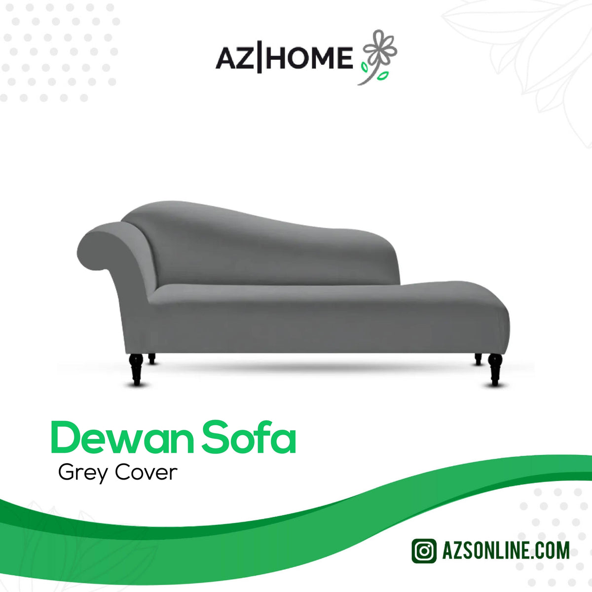 Deewan Sofa Jersey Cover-Grey