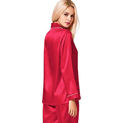 Silk Loungewear Suit -Maroon